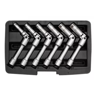   YATO Set chei tubulare 6 piese 8 / 9 / 10 / 12 / 14 / 16 mm 3/8" CrV