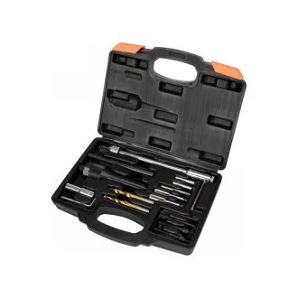   Kit de îndepărtare a bujiilor incandescente deteriorate YATO 16 bucăți 3/8" CrV