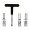 YATO Set chei pentru bujii 4 piese 8-12 mm