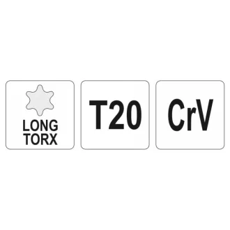 Cheie Torx YATO T20 lungă