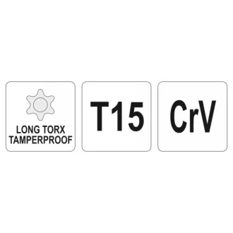 YATO Cheie Torx lunga T15 CrV