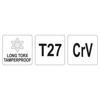 YATO Cheie Torx lunga T27 CrV