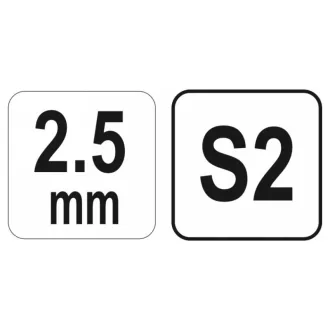YATO cheie Allen 2,5 mm CrV