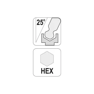 YATO Cheie hexagonală cu cap bilă 6,0 mm / 17 x 170 mm S2