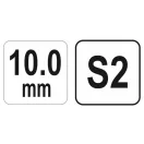 YATO Cheie hexagonală cu cap bilă 10 mm / 22 x 200 mm S2