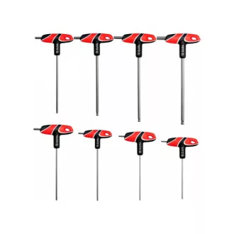 YATO Set chei Allen T cu cap sferic 8 piese 2,5-10 mm S2