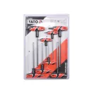 YATO Set chei Allen T cu cap sferic 8 piese 2,5-10 mm S2
