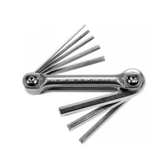 Set chei hexagonale pliabile YATO 24 de piese CrV