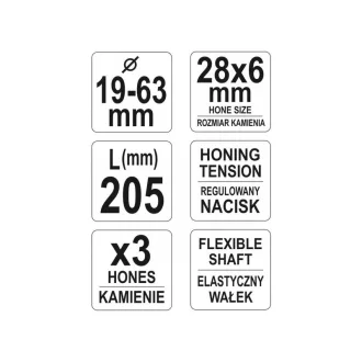 YATO Cilindru honus 19-63 mm