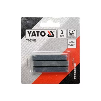 YATO Falcă înlocuibilă pentru șlefuire 51 x 7 mm (3 buc)
