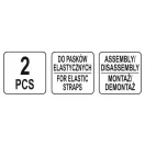 Set de demontare și instalare curele trapezoidale YATO 2 piese