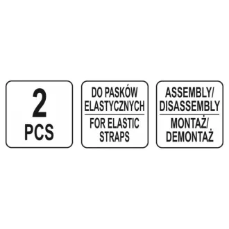   Set de demontare și instalare curele trapezoidale YATO 2 piese