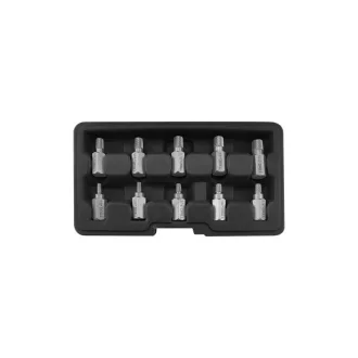   YATO Set de extracție șuruburi 10 părți (pentru șuruburi interne Torx, hexagonale și spline)