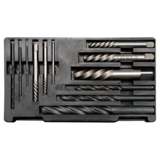   YATO Extractor de șuruburi și set de burghie 12 piese M3-M24