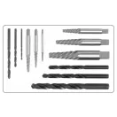 YATO Extractor de șuruburi și set de burghie 12 piese M3-M24
