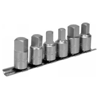   Set chei de scurgere a uleiului YATO 6 piese 3/8", 1/2", 8mm, 10mm, 12mm, 14mm 3/8" CrV