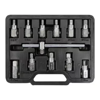   Set chei de scurgere a uleiului YATO 12 bucăți 8-13 mm, 8-17 mm 3/8"