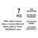YATO Set de fixare control 7 piese (benzină) Opel Chevrolet