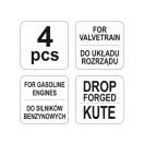 YATO Set de fixare control 4 piese (benzină) VW Skoda Seat