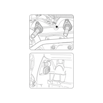 YATO Set de fixare control 4 piese (benzină) VW Skoda Seat