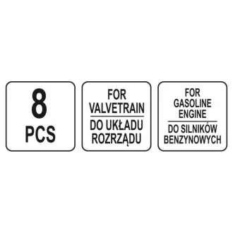   YATO Set de fixare control 8 piese (benzină) Ford Mazda Volvo