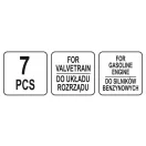 YATO Set de fixare control 7 piese (benzină) Ford Volvo