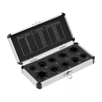 YATO Set extractor șuruburi rupte 10 piese