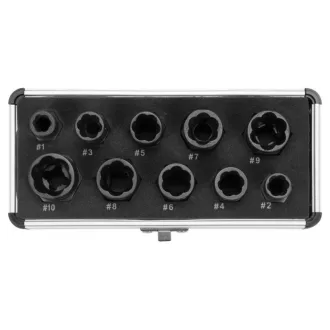  Set de îndepărtare a capului de șurubelniță YATO 10 bucăți 3/8" 9-19 mm