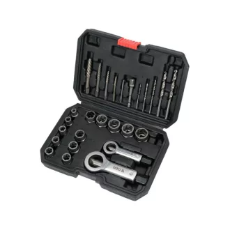   YATO Set extracție șurub și piuliță 26 bucăți 3/8"