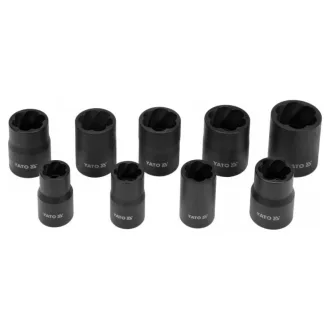   Set de îndepărtare a capului de șurubelniță YATO 10 bucăți 3/8" 10-19 mm