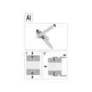 Clești YATO pentru conducta de combustibil