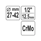 YATO Ansamblu biela ghidon 1/2" 27-42 mm CrMo
