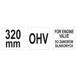 Compresor cu arc supape YATO 320 mm