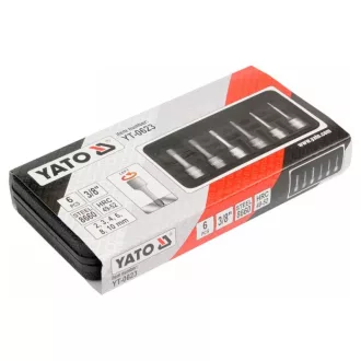 YATO Set extracție șurub 6 bucăți 3/8" M2-M10