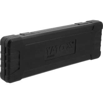 YATO Set de fixare curea canelată cu 15 piese