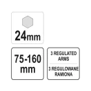 Pick-up cu emițător de combustibil YATO cu 3 pârghii