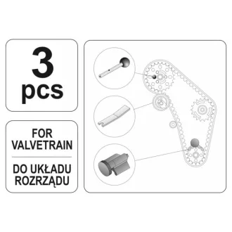 Kit de fixare a controlului motorului diesel YATO 3 piese