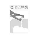 Cleste cleme țevi de apă YATO 215 mm