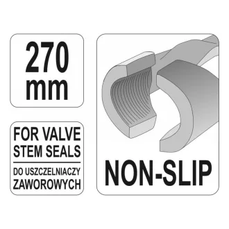   Clește pentru inele pentru tija de supapă YATO, lungime 270 mm