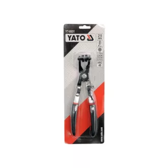 Clește pentru cleme țevi de apă YATO 215 mm 45°