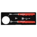 Set oglinzi de examinare YATO 4 piese telescopice (oglinda + pickup magnetic)