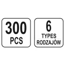 YATO Kit brevet plastic 300 piese Renault