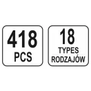 YATO Kit de brevet plastic 418 piese Honda