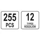 YATO Set de brevete din plastic 255 piese Volkswagen