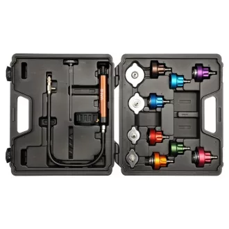 Set manometru YATO pentru lichid de răcire auto, 14 piese