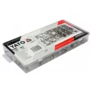 Set de piulițe cu șuruburi hexagonale închise YATO 150 bucăți M3-M10