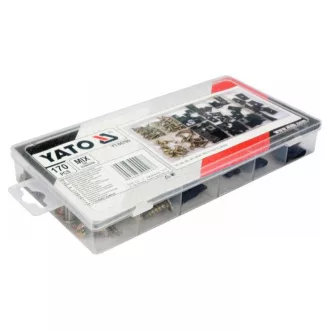Set șuruburi și șaibe pentru caroserie YATO 170 de piese