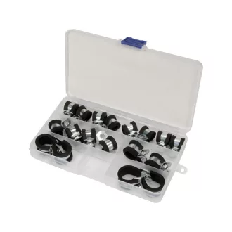 Set de cleme YATO cu garnitură de cauciuc 18 bucăți