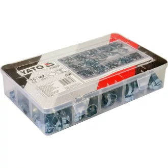 Set cleme din otel galvanizat YATO 175 buc