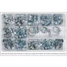 Set cleme din otel galvanizat YATO 175 buc
